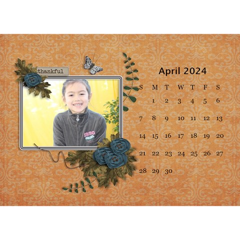 Desktop Calendar 8 5  X 6  Cherished Memories By Jennyl Apr 2024