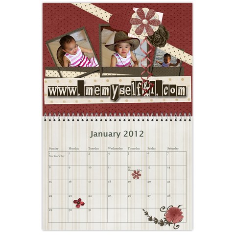 2011 Calendar By Quyen Hue Huynh Jan 2012