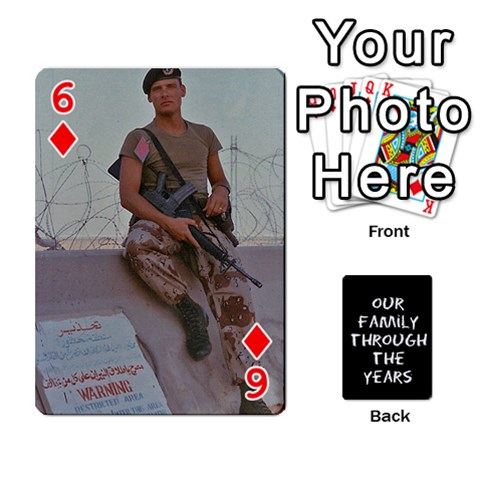 Playing Cards Front - Diamond6
