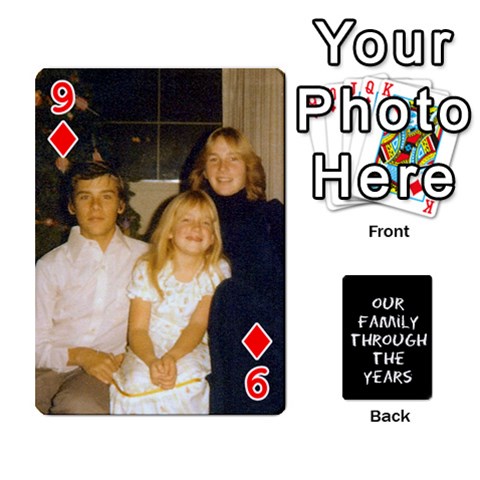 Playing Cards Front - Diamond9