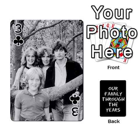 Playing Cards Front - Club3
