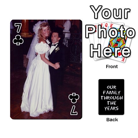 Playing Cards Front - Club7