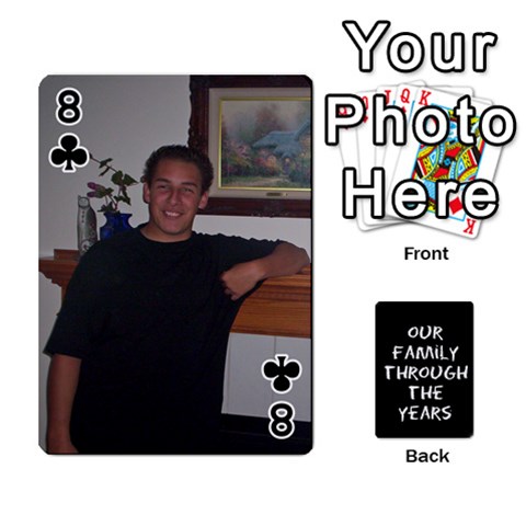 Playing Cards Front - Club8