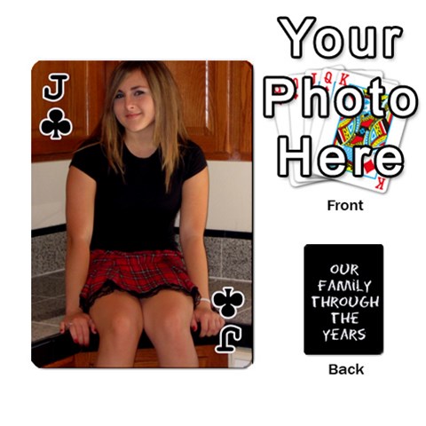 Jack Playing Cards Front - ClubJ