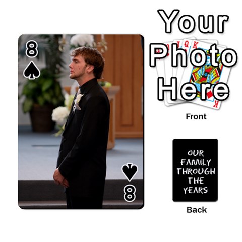 Playing Cards Front - Spade8