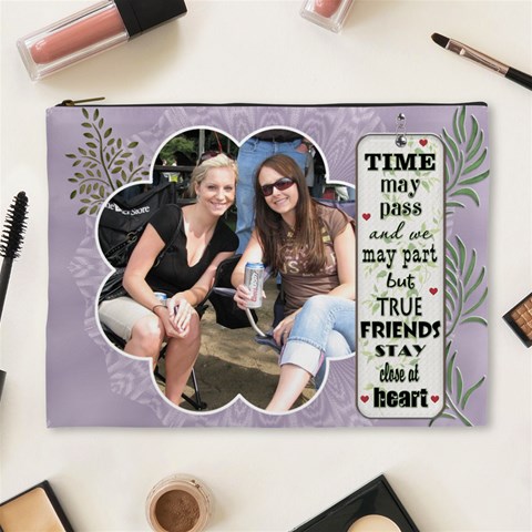 Special Friend Xl Cosmetic Bag By Lil Front