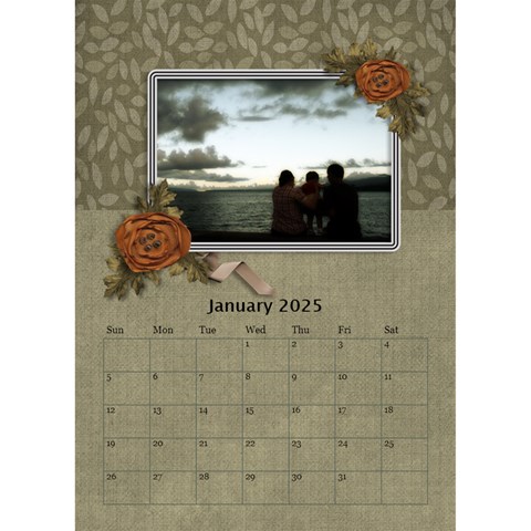 Desktop Calendar 6  X 8 5 : Cherished Memories By Jennyl Jan 2025