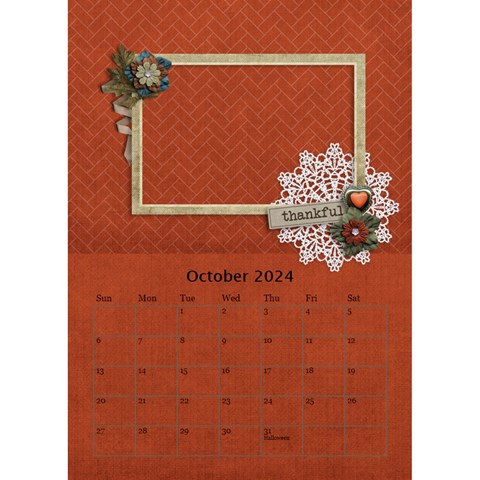 Desktop Calendar 6  X 8 5 : Cherished Memories By Jennyl Oct 2024