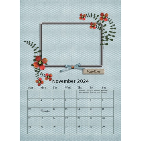 Desktop Calendar 6  X 8 5 : Cherished Memories By Jennyl Nov 2024