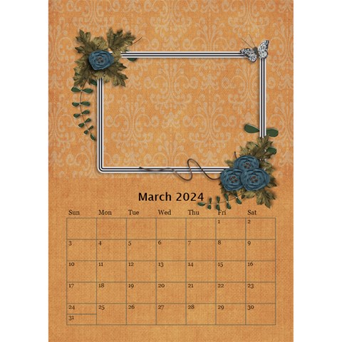 Desktop Calendar 6  X 8 5 : Cherished Memories By Jennyl Mar 2024