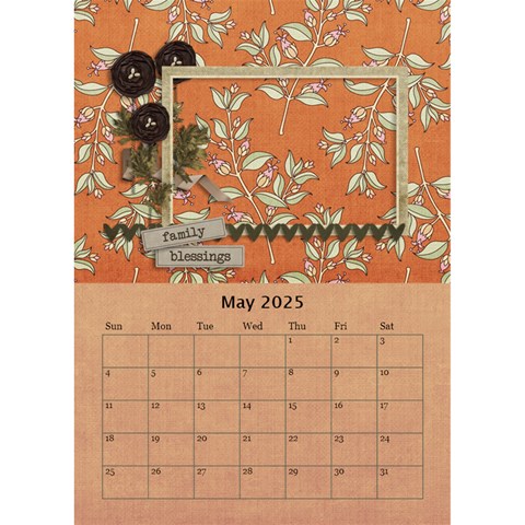 Desktop Calendar 6  X 8 5 : Cherished Memories By Jennyl May 2025