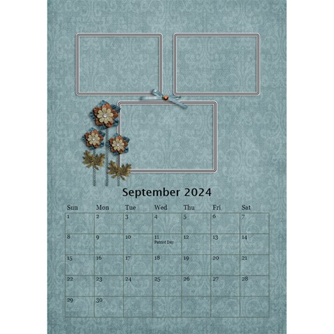 Desktop Calendar 6  X 8 5 : Cherished Memories By Jennyl Sep 2024