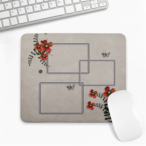 Large Mousepad: Thankful 16 By Jennyl Front