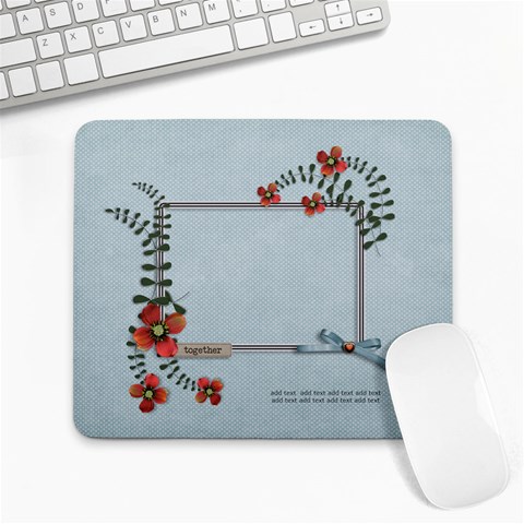 Large Mousepad: Thankful 18 By Jennyl Front
