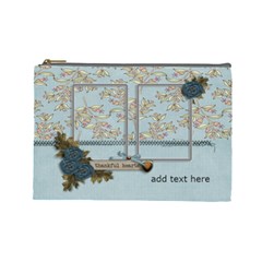 LARGE Cosmetic Bag: Thankful1 - Cosmetic Bag (Large) LARGE Cosmetic Bag: Thankful1 - Cosmetic Bag (Large)