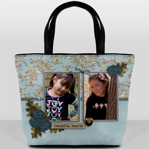 Bucket Bag: Thankful Hearts By Jennyl Front