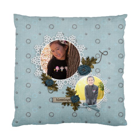 Cushion Case (one Side): Thankful 5 By Jennyl Front