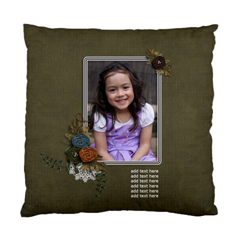Cushion Case (one Side): Thankful 8 By Jennyl Front