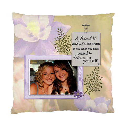 Forever Friends Cushion Case (1 Sided) By Lil Front