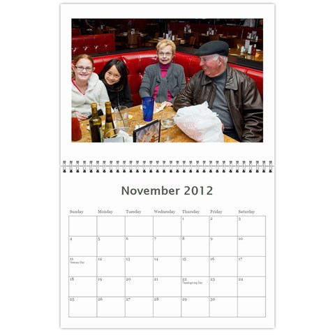 2012 Mom Calendar By Ac Nov 2012
