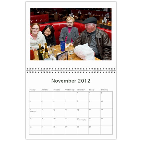 2012 Mom Calendar By Ac Nov 2012