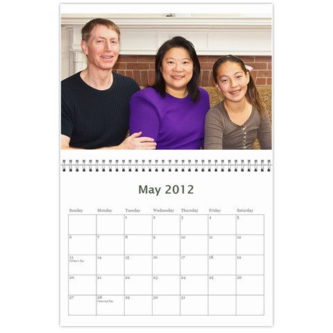 2012 Mom Calendar By Ac May 2012