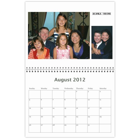 2012 Mom Calendar By Ac Aug 2012