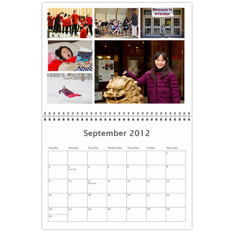 2012 Mom Calendar By Ac Sep 2012