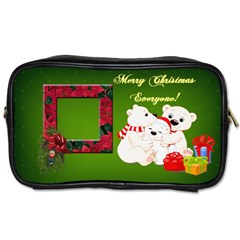Merry Christmas toiletries bag - Toiletries Bag (One Side)