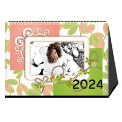 2024 family - desktop calendar 8.5 x6  - Desktop Calendar 8.5  x 6 