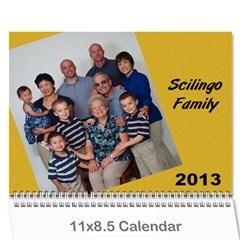 Calendar - Scilingo Family - Wall Calendar 11  x 8.5  (12-Months)