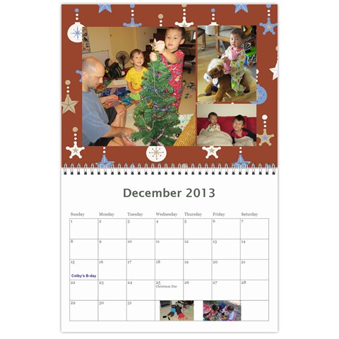 Calendar Dec 2013