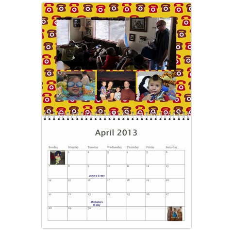 Calendar Apr 2013