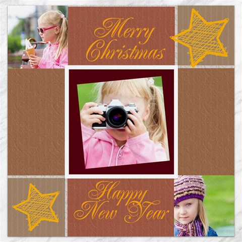 Christmas By Joely 11.4 x11.56  Canvas - 12
