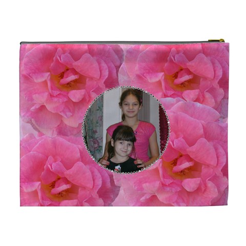 Rose Xl Cosmetic Bag By Kim Blair Back