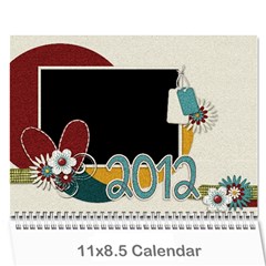 Calender 2012 - Wall Calendar 11  x 8.5  (12-Months)