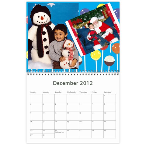 Calender 2012 By Sreelatha Dec 2012