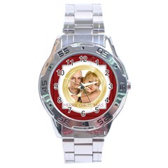 christmas - Stainless Steel Analogue Watch christmas - Stainless Steel Analogue Watch