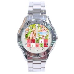christmas - Stainless Steel Analogue Watch christmas - Stainless Steel Analogue Watch