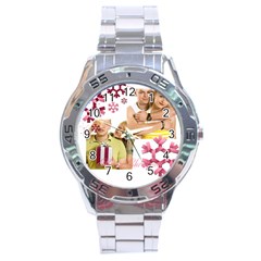 christmas - Stainless Steel Analogue Watch christmas - Stainless Steel Analogue Watch