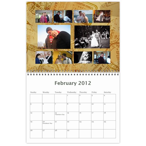 Calendar 2012 This Is It By Bertie Feb 2012