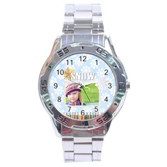 christmas - Stainless Steel Analogue Watch christmas - Stainless Steel Analogue Watch