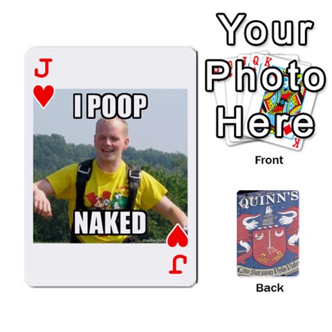 Jack Cards For Quinns By Will Front - HeartJ