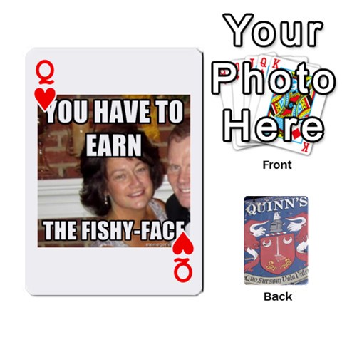 Queen Cards For Quinns By Will Front - HeartQ