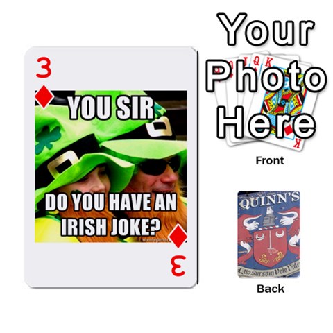 Cards For Quinns By Will Front - Diamond3