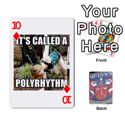 Cards For Quinns By Will Front - Diamond10