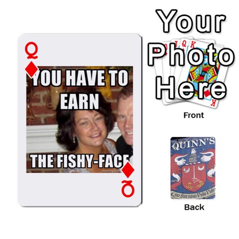 Queen Cards For Quinns By Will Front - DiamondQ