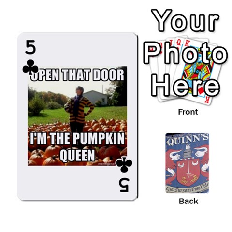 Cards For Quinns By Will Front - Club5