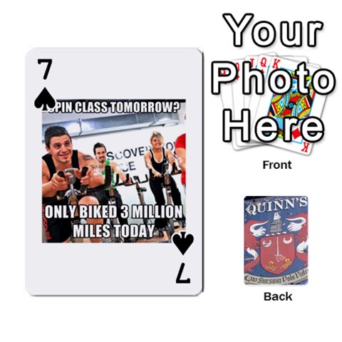 Cards For Quinns By Will Front - Spade7