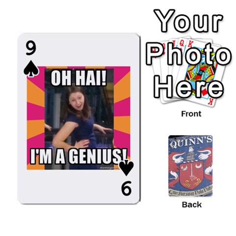 Cards For Quinns By Will Front - Spade9
